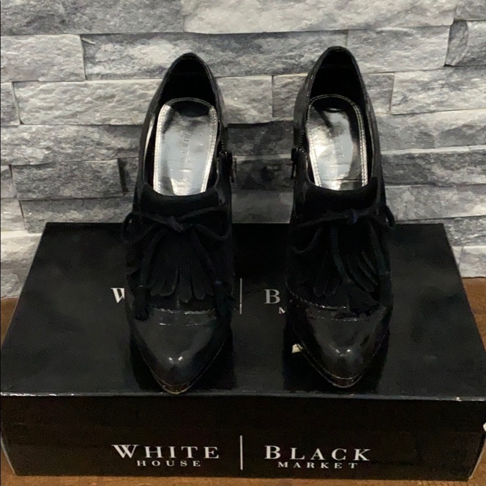 Black Mary Jane heel